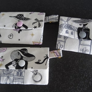 petit porte cartes tissu Japonais image 6