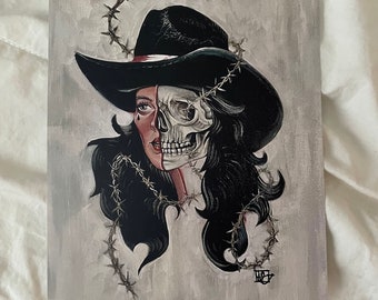 Undead Cowgirl 8”x10” print