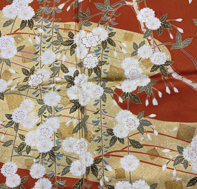 Japanese Silk Houmongi by Tokuho Azuma - Etsy