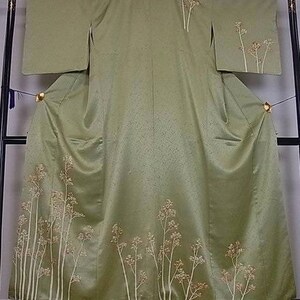 西陣の抹茶色絞り訪問着 - Etsy