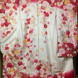 Jedwabny Furisode z Nishijin