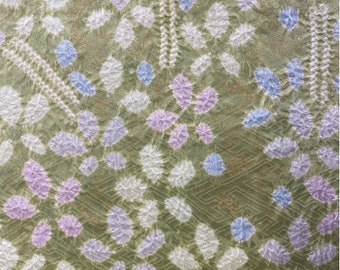 西陣の抹茶色絞り訪問着 - Etsy