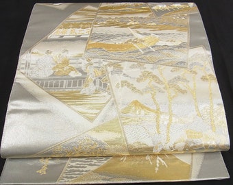 Japanese silk obi from Nishijin