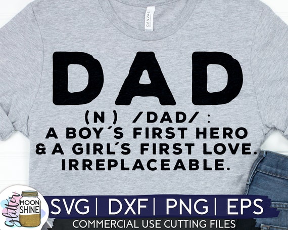 Download Dad Definition Svg Eps Dxf Png Files For Cutting Machines Etsy