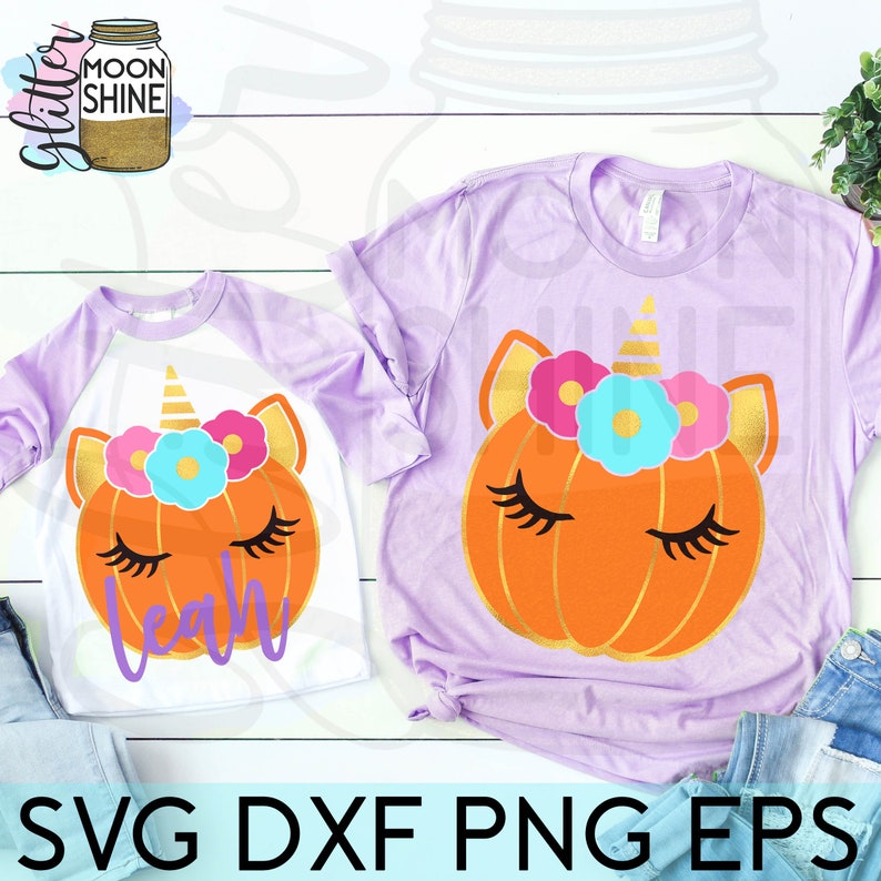Thanksgiving October Halloween Cute Southern Autumn svg Unicorn Pumpkin svg dxf eps png Files for Cutting Machines Cameo Cricut Fall