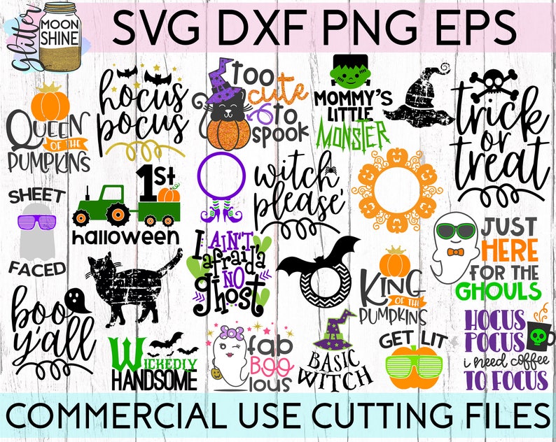 Hocus Pocus Witch Please Boo Y/'all Pumpkin Cute HUGE Halloween Bundle svg dxf png eps Files for Cutting Machines Cameo Cricut Funny