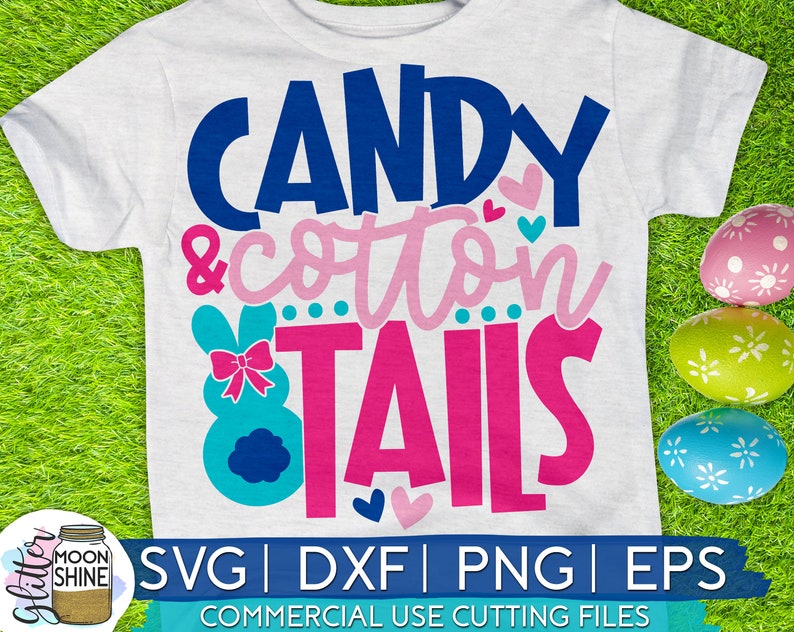 Sublimation Designs Candy /& Cotton Tails svg dxf png eps Files for Cutting Machines Cameo Cricut Funny Easter Kids Easter Easter
