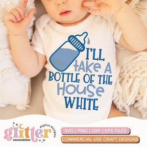 Flasche Haus weiß svg dxf eps png-Dateien für Schneidemaschinen Cameo Cricut, Baby, Babys, Neugeborene, Baby-Dusche, Kinder, lustig, Mädchen, Jungen