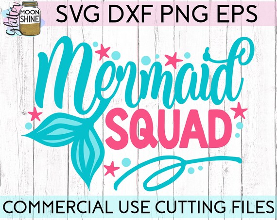 Download Mermaid Squad svg dxf eps png Files for Cutting Machines ...