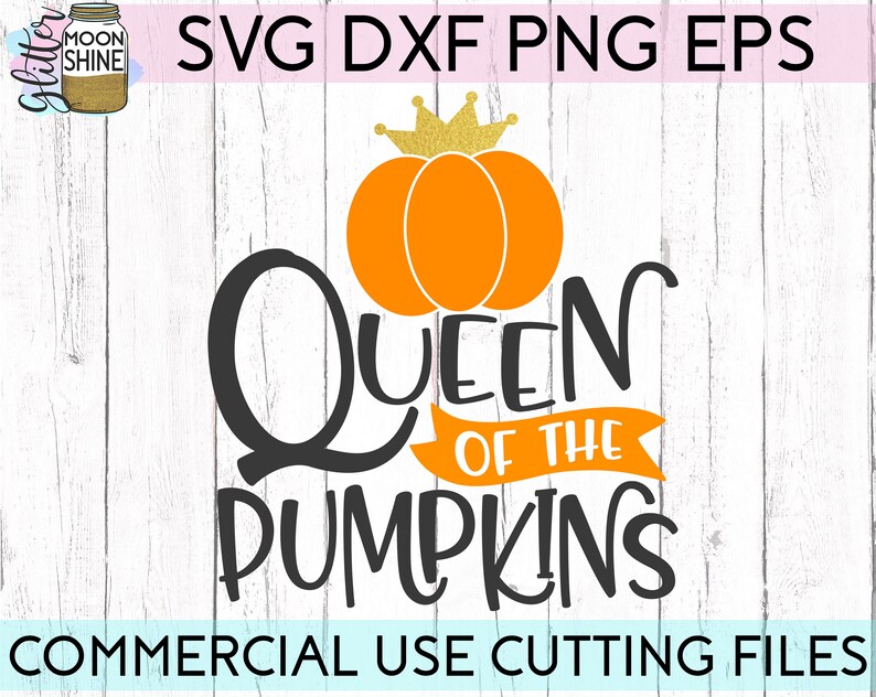 Download Queen Of The Pumpkins svg dxf eps png Files for Cutting | Etsy