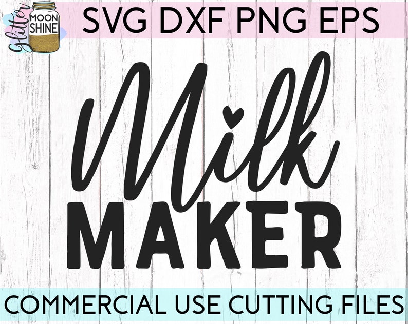 Download Milk Maker svg eps dxf png Files for Cutting Machines Cameo | Etsy