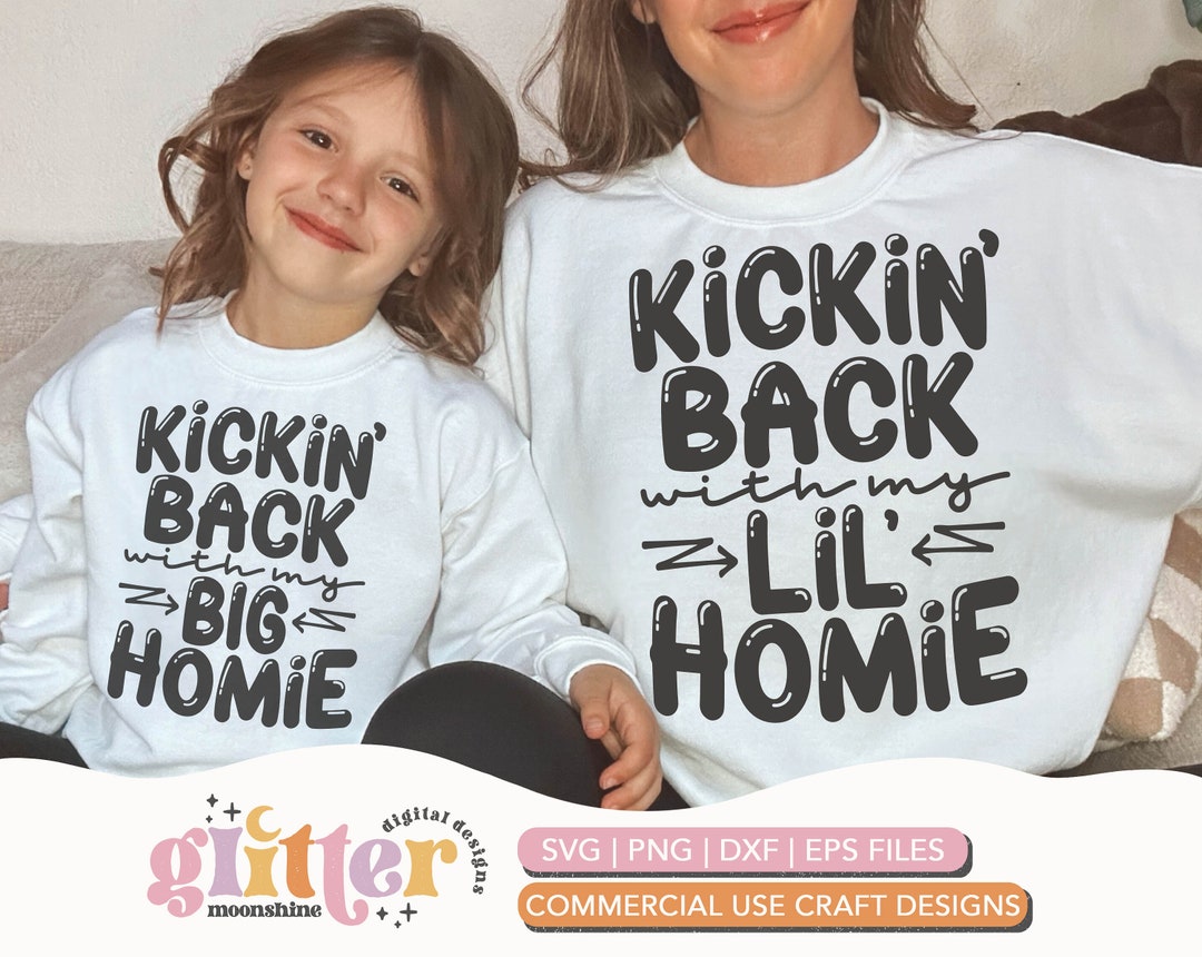 Kickin' Back Homies Ensemble de fichiers svg eps dxf png pour