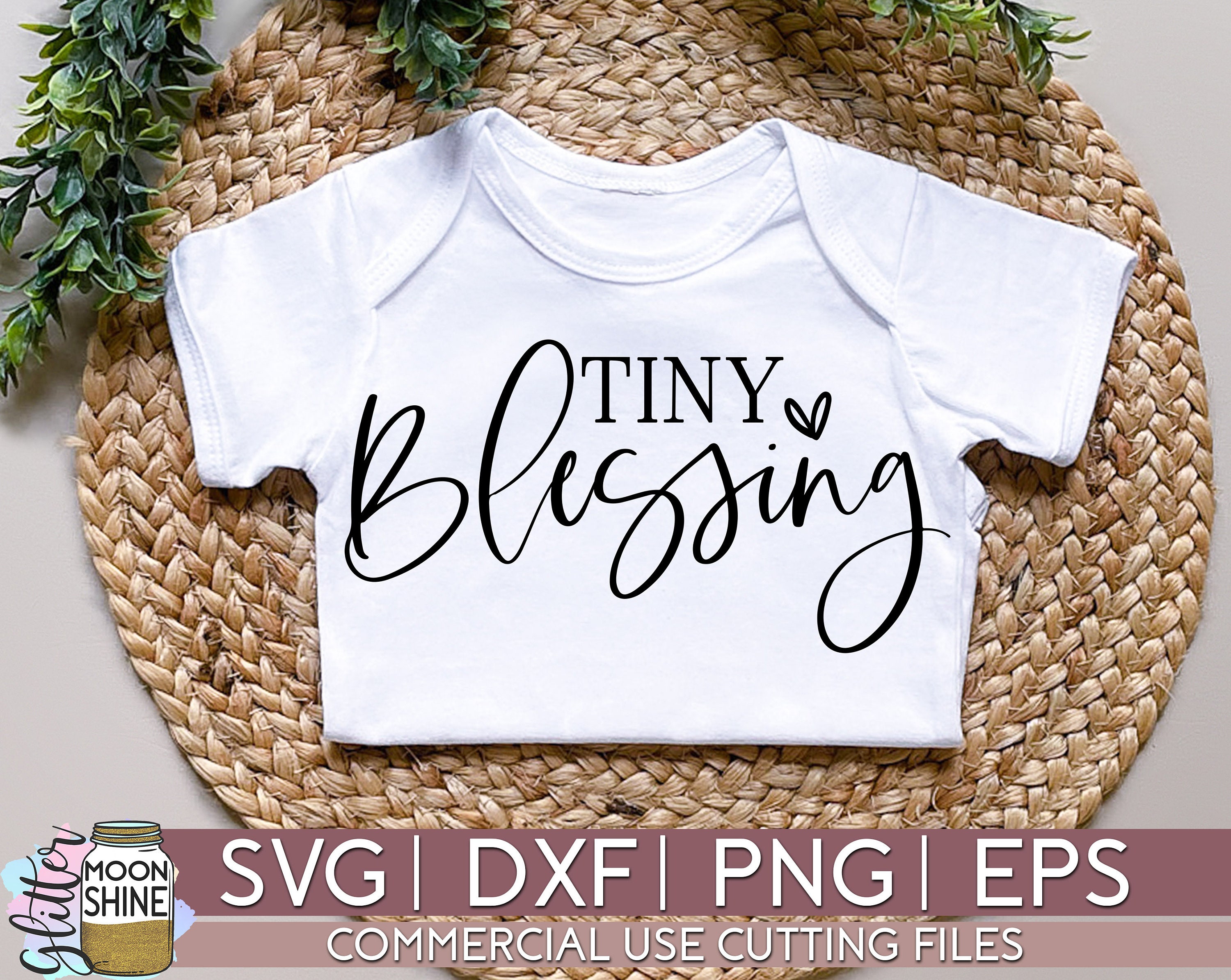 Tiny Blessing svg dxf eps png Files for Cutting Machines Cameo Etsy