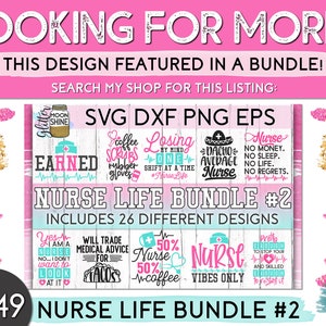 No Regrets Nurse Svg Eps Dxf Png Files for Cutting Machines Cameo ...