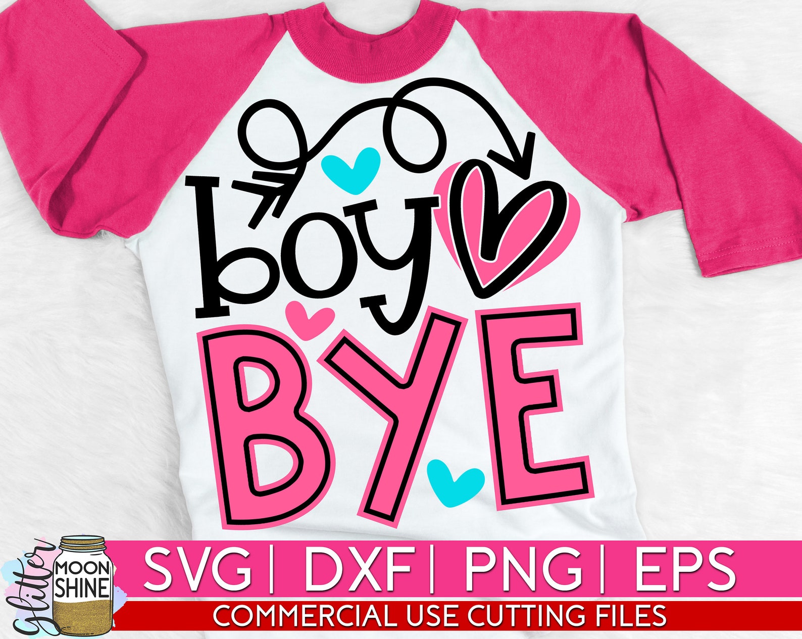 Download Boy Bye Valentine's svg eps png dxf cutting files for | Etsy