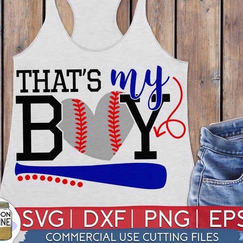 That's My Boy Baseball Svg Eps Png Cutting Files for - Etsy