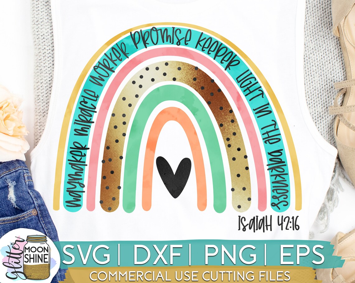 Download Waymaker Dot Rainbow svg eps dxf png Files for Cutting | Etsy