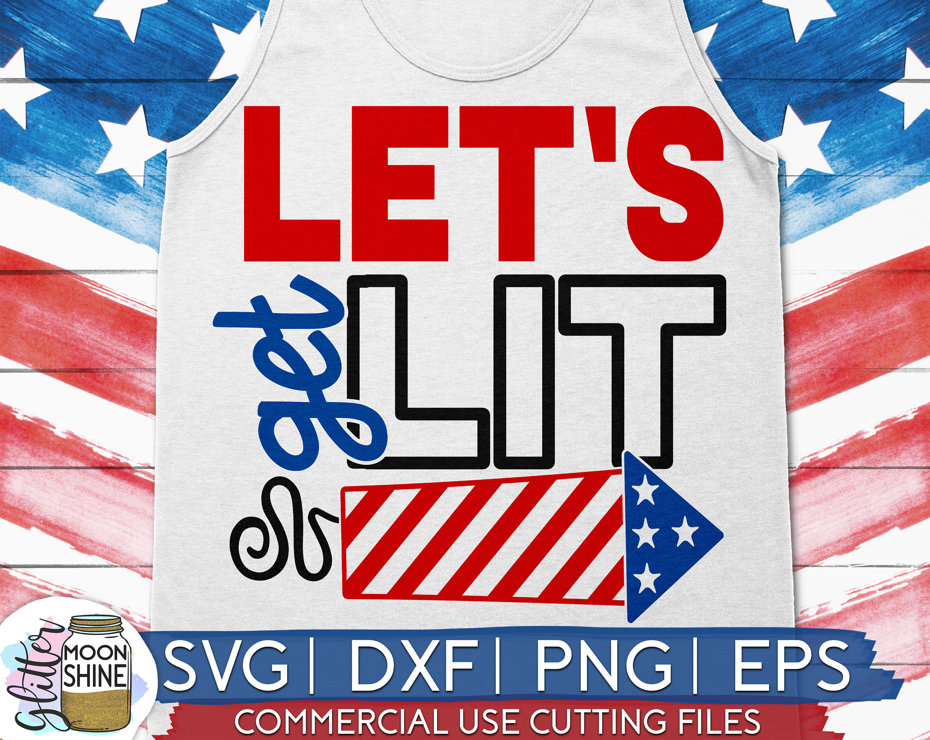 Download Let S Get Lit Svg Dxf Eps Png Files For Cutting Machines Etsy