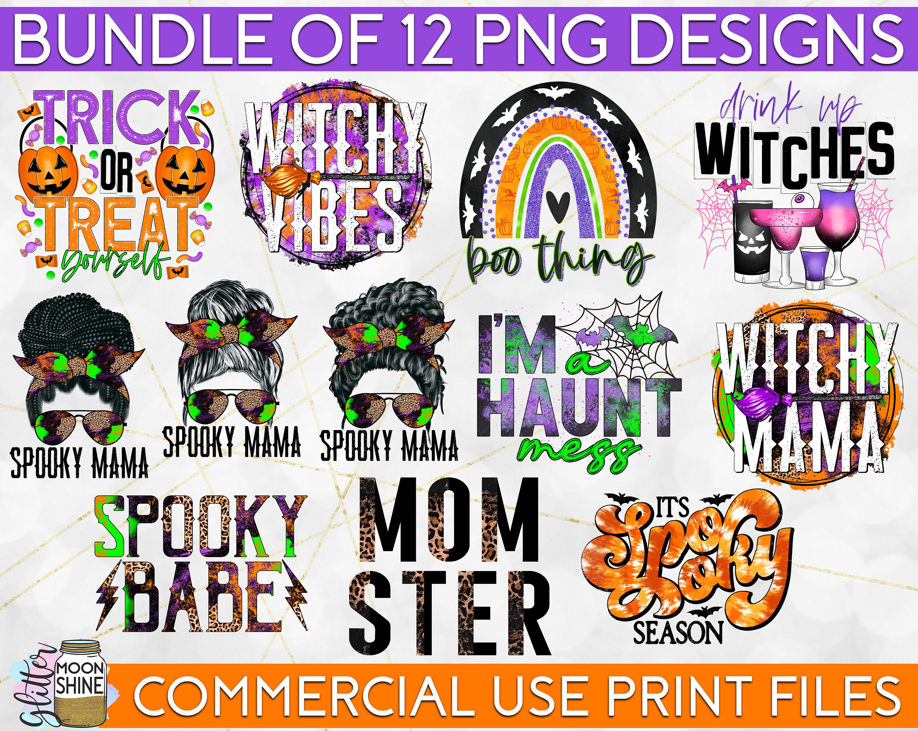 Halloween Sublimation Design Bundle Graphic by Design Club