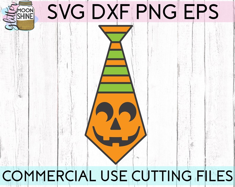 Halloween Tie Pumpkin Svg Dxf Eps Png Files for Cutting - Etsy