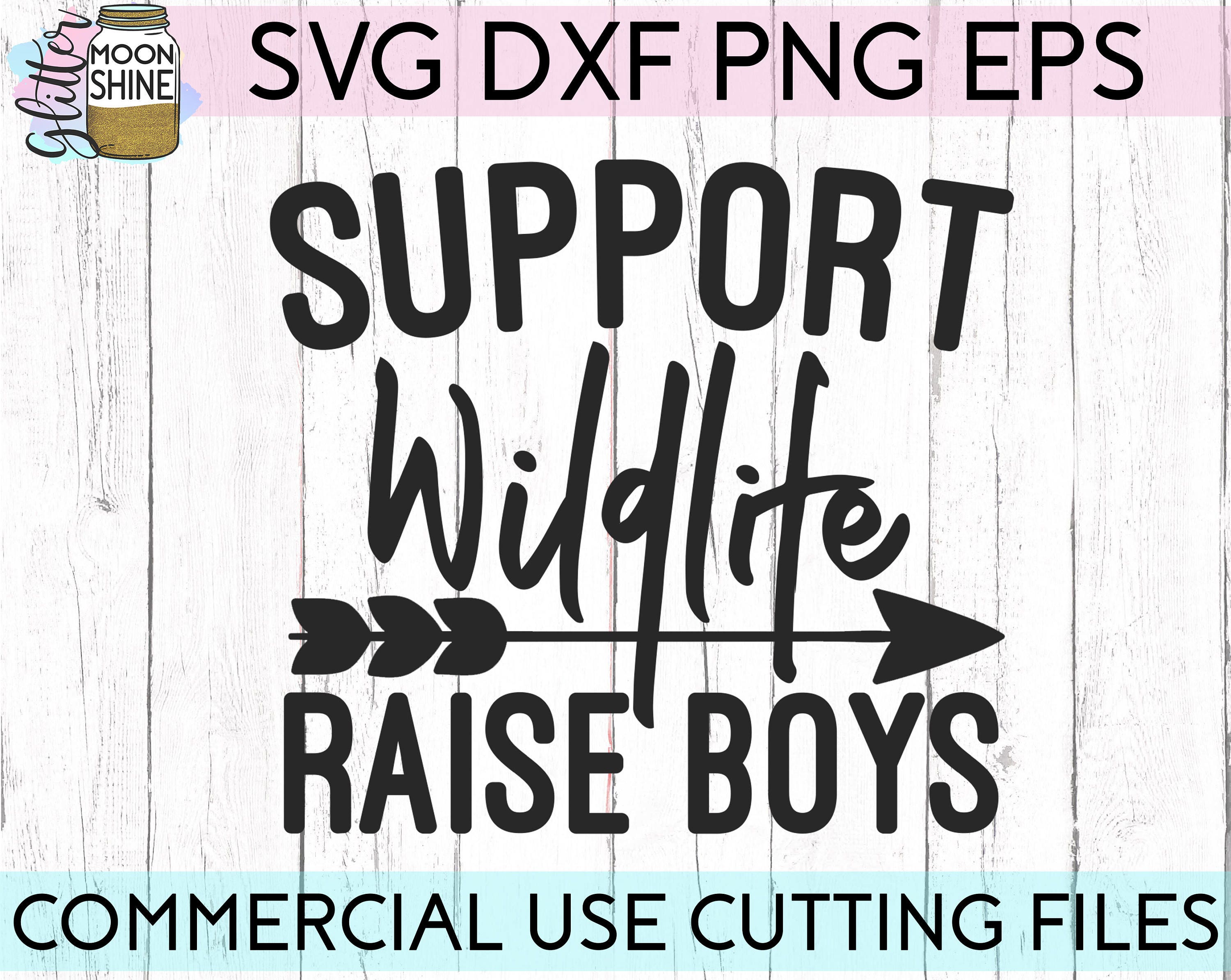 Download Support Wildlife Raise Boys svg eps dxf png Files for Cutting | Etsy