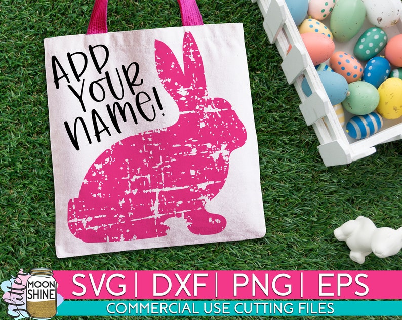 Download Distressed Bunny svg dxf png eps Files for Cutting ...
