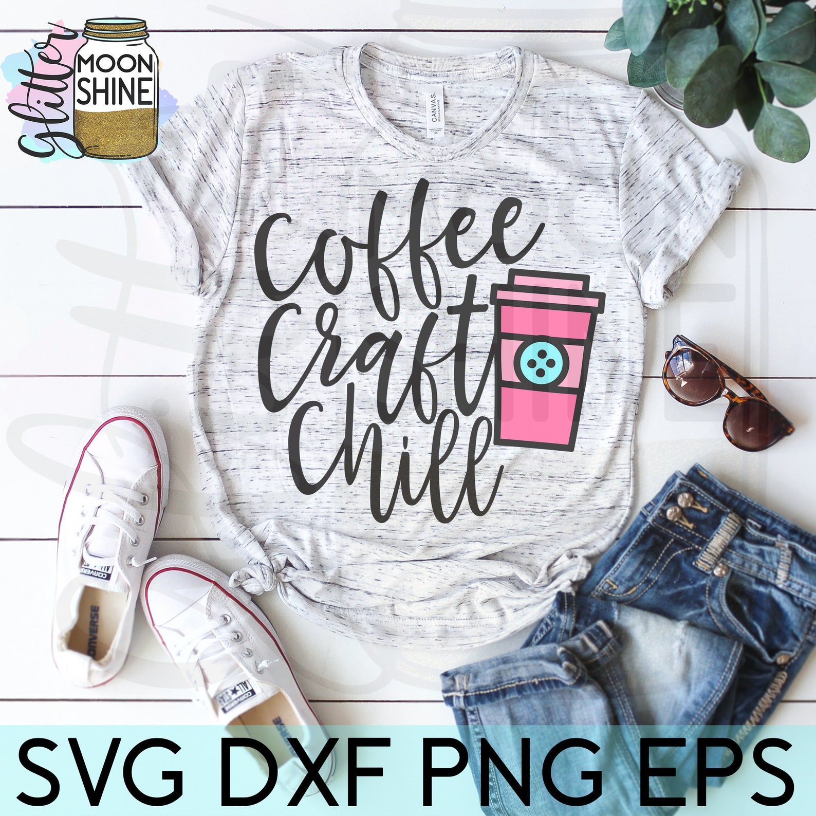 Coffee Craft Chill Svg Eps Dxf Png Files for Cutting Machines - Etsy
