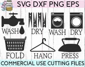 Laundry Sign Bundle of 7 svg eps dxf png Files for Cutting Machines Cameo Cricut, Southern, Farmhouse, Laundry, Rustic, Farm, Funny, Home