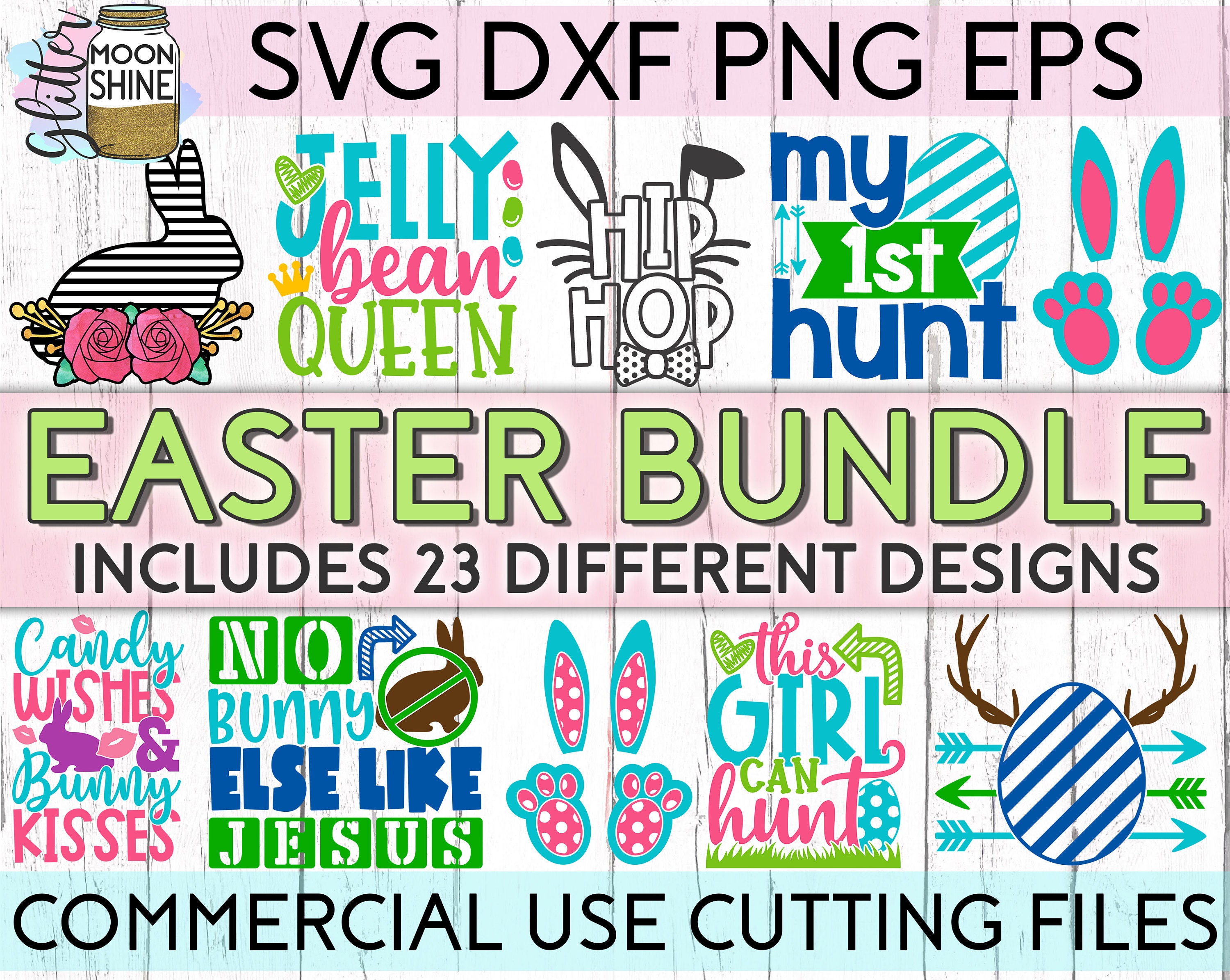 Sublimation Designs Candy /& Cotton Tails svg dxf png eps Files for Cutting Machines Cameo Cricut Funny Easter Kids Easter Easter