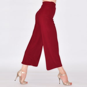 VARGAS Palazzo Tango Pants 3/4 length in your favorite color image 7