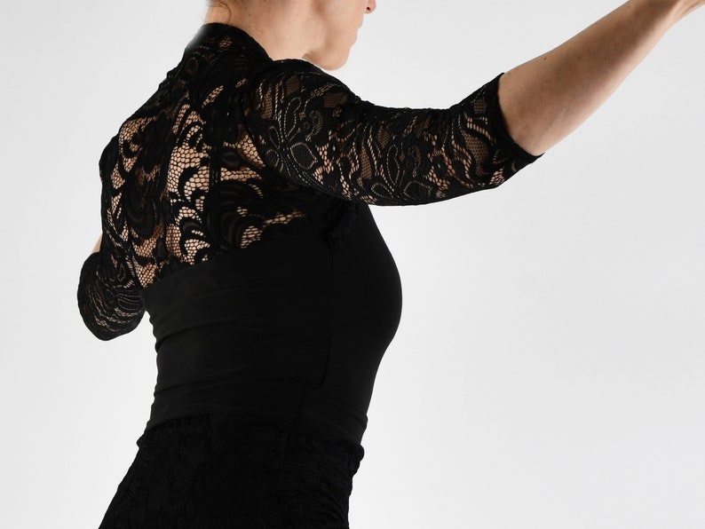 FRESEDO Tango Top with Sleeves and black lace image 5