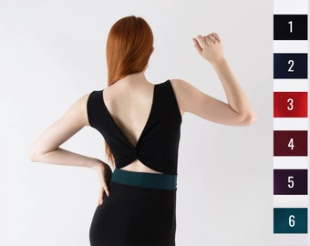Draped bra friendly tango top in your favorite color DEMARE.L.