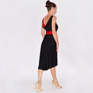 TROILO Tango dress in black and red