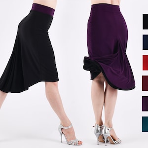 RODRIGUEZ long reversible Pencil Skirt Tango with Tail in your favorite color
