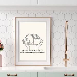 Fruit of Her Hands instant download. digital print. Proverbs 31. praise her in the gates.