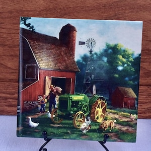 John Deere Ceramic Tile, John Deere, Ceramic Tile, Tile