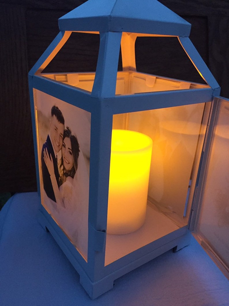 Personalized Lantern Wedding Lantern Photo Lantern Custom Etsy