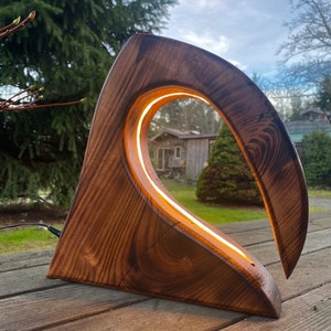 Toucan Darkened Version - Wooden Ambience Lamp - Home Decor - Handmade Furniture