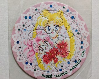 Sailor Moon mini puzzle by Naoko Takeuchi, Kodansha Nakayoshi 1995 Appendix