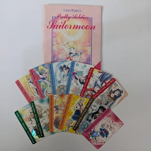 Arquivo oficial de cartas e cartas de Pretty Soldier Sailor Moon, ilustrado por Naoko Takeuchi, Nakayosi 1993 Furoku