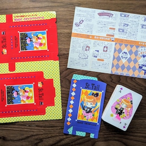 Conjunto de cartas de baralho Kaito Saint Tail, ilustrado por Megumi Tachikawa, Nakayosi 1996 Fevereiro Furoku