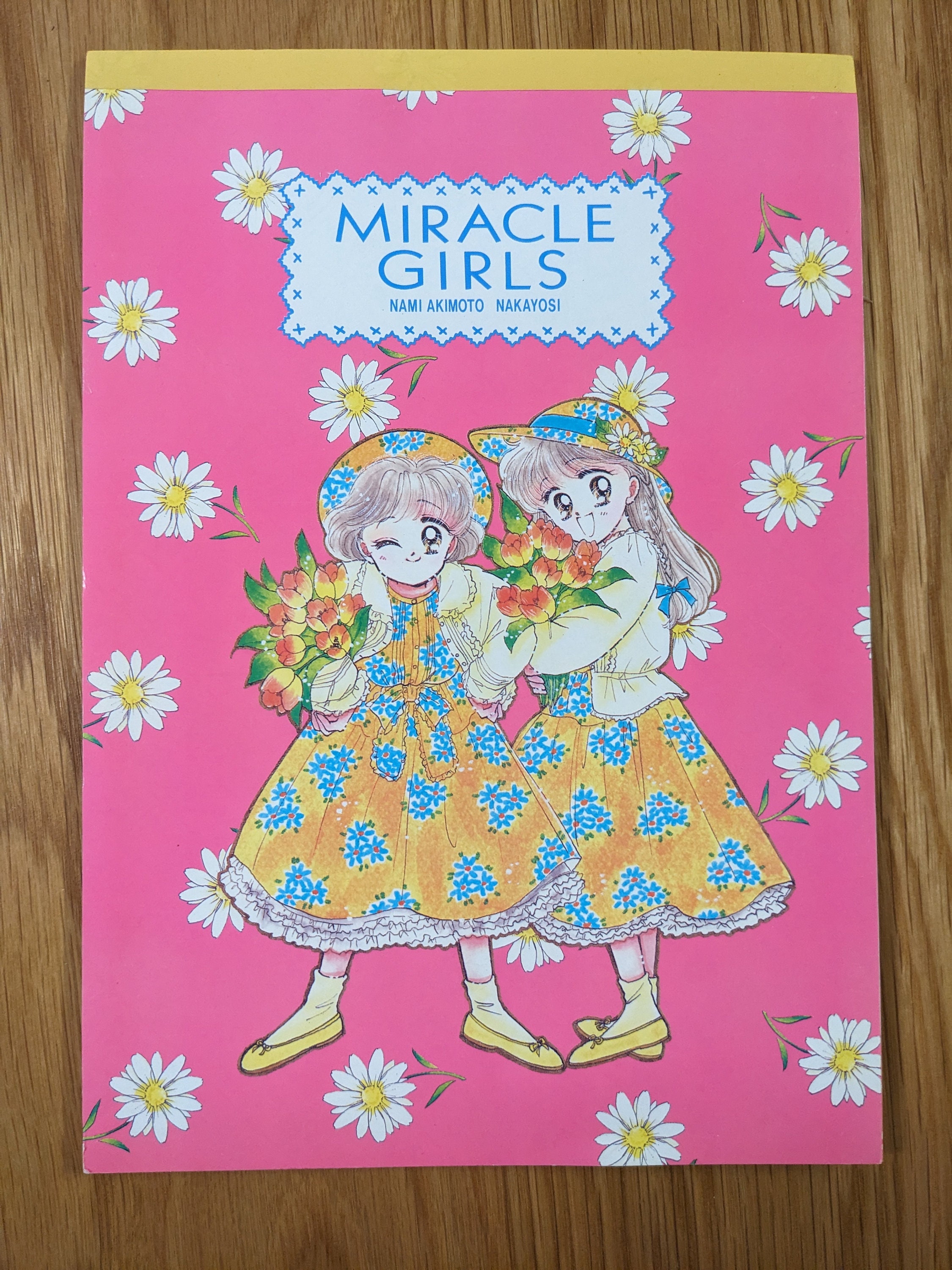 Miracle Girls Notepad, Illustrated by Nami Akimoto, 90s Nakayosi