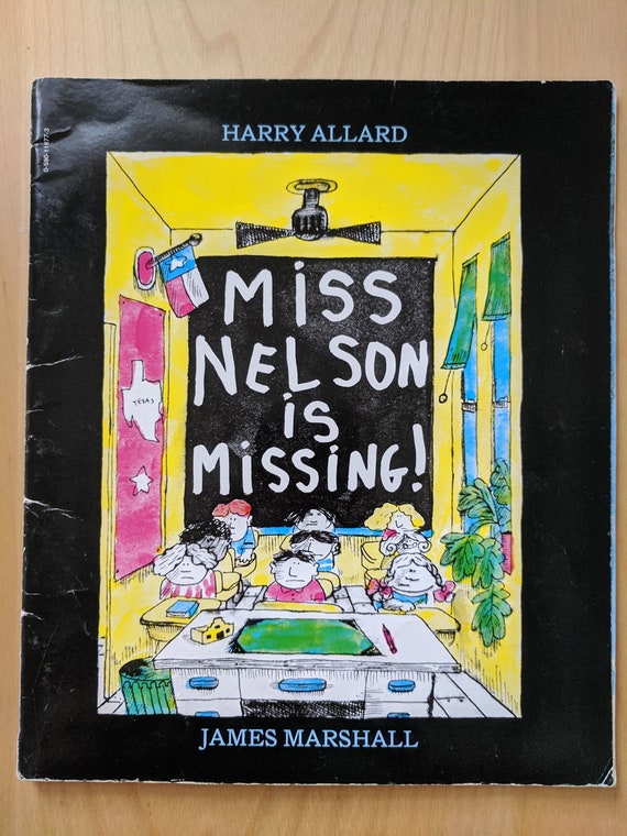 Miss Nelson is Missing by Harry Allard Illustrated by James - Etsy Hong Kong