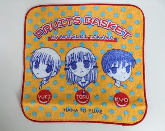 Fruits Basket handkerchief / mini towel, Hana to Yume 2002 Appendix