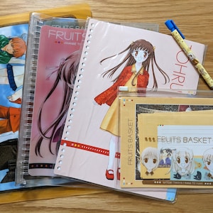 Fruits Basket Binder and Stationery set, design by Natsuki Takaya, Hana to Yume Appendix