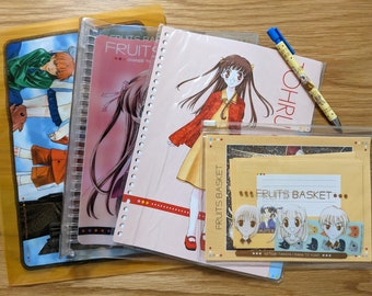 Fruits Basket Binder and Stationery set, design by Natsuki Takaya, Hana to Yume Appendix