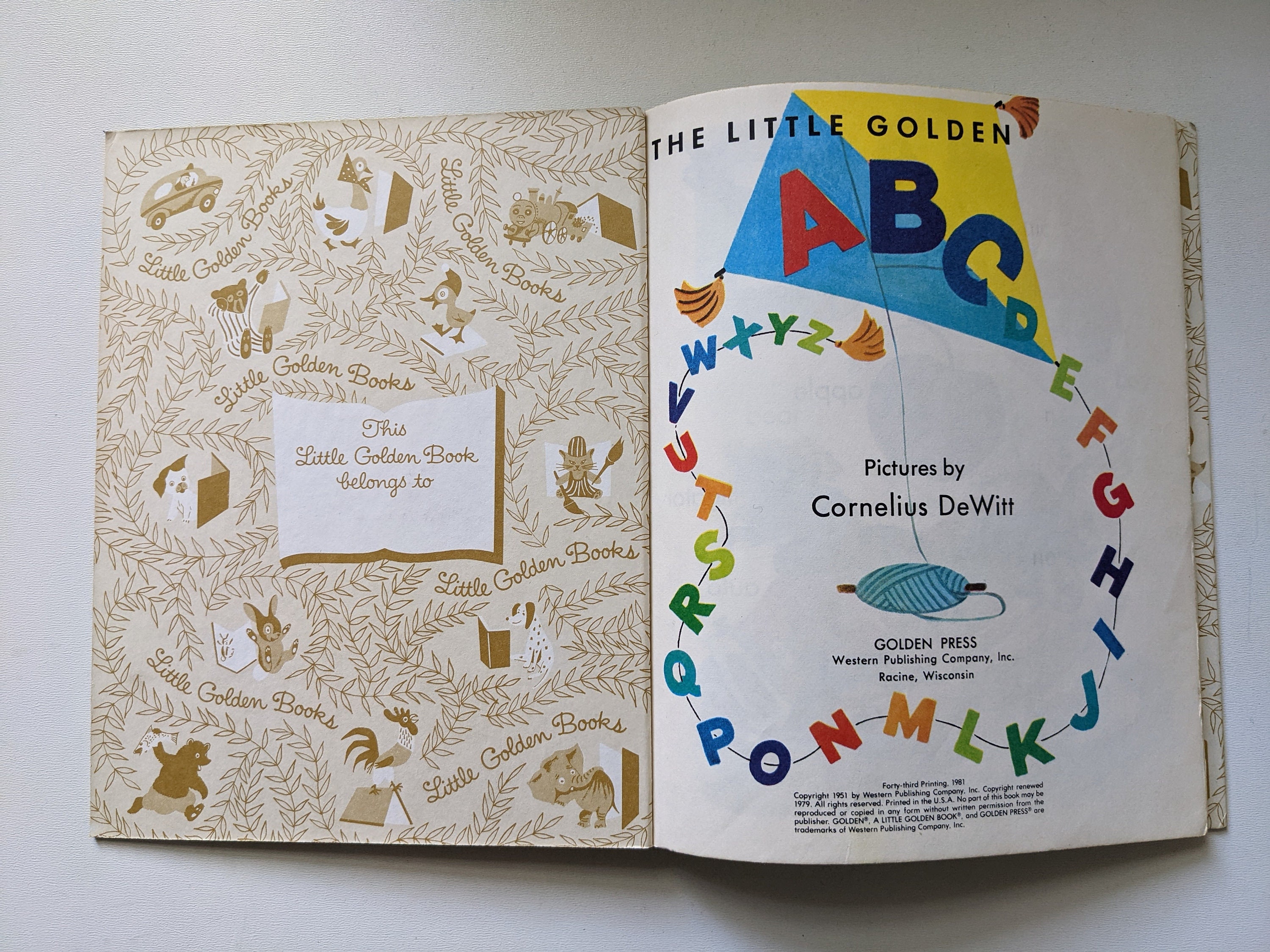 Unifon Alphabet.  Little golden books, Vintage books, I love books