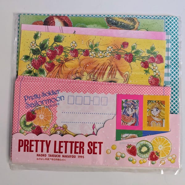Ensemble de lettres Pretty Sailor Moon, Naoko Takeuchi, Nakayoshi 1995 June Furoku