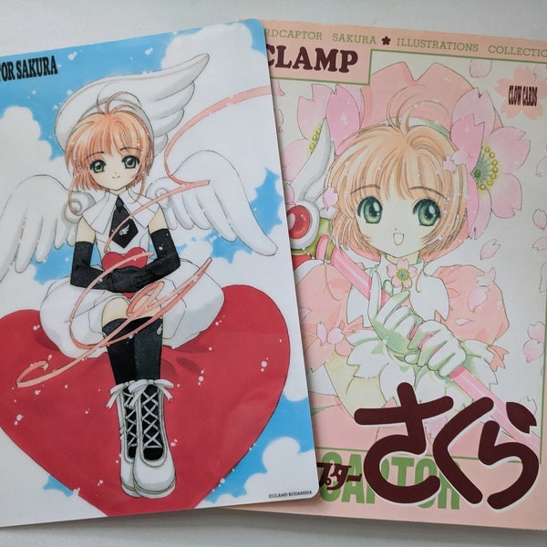 Cardcaptor Sakura illustrations collection Clow Cards by CLAMP First print 1998