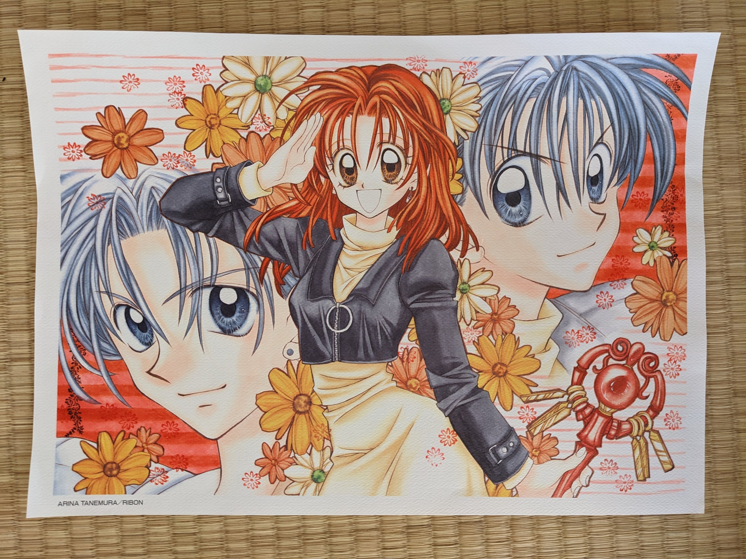 安達茉莉子さん原画 YOU CAN REMEMBER ME ANYTIME Time Stranger Kyoko Art Print by Arina Tanemura, Shoujo Manga